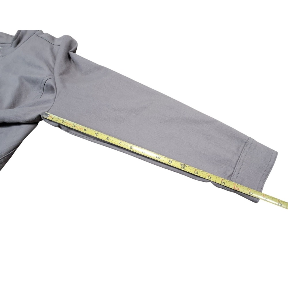 Liz Claiborne Womens Gray Full Zip Jacket Size L Collar Neck Pockets - Picture 5 of 9